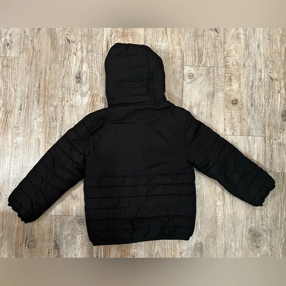 Abercrombie & Fitch Black Hooded‎ Puffer Jacket